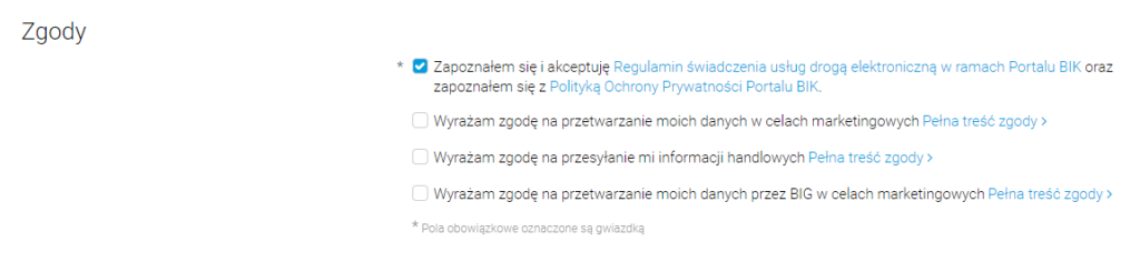 czym jest bik jak sprawdzic czy jestem w biku - zgody